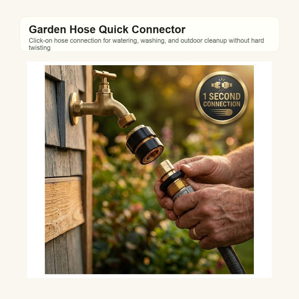 Garden Hose Quick Connector - hero