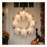 Light-Up Ghost Wreath image 1