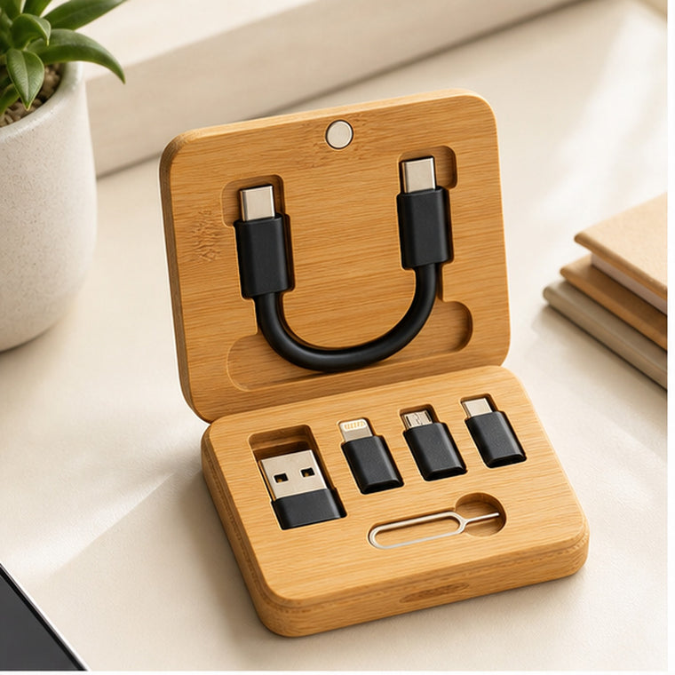 Bamboo 6-in-1 Charging Cable Kit