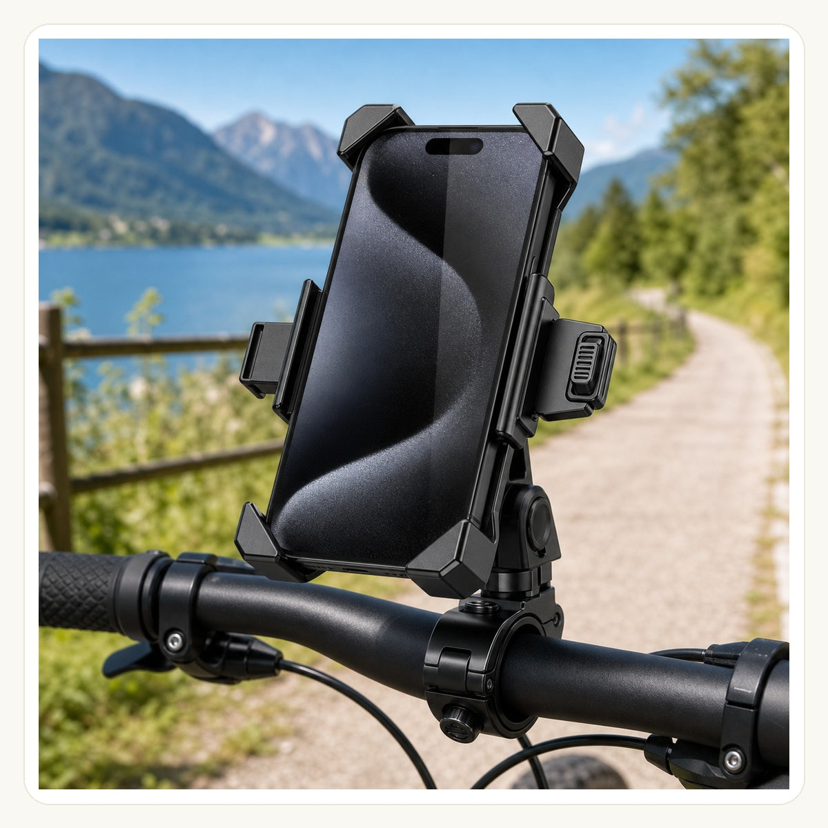Quick-Release Bike Phone Mount image 1
