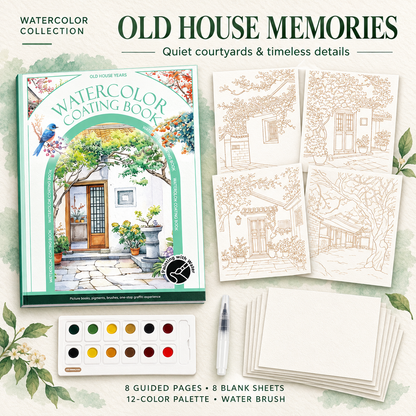 Tri-Fold Watercolor Book