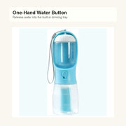 Portable Dog Travel Water Bottle - tray button