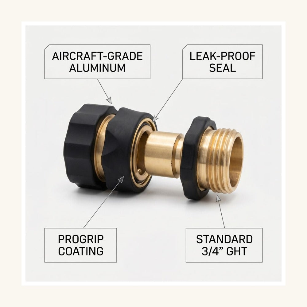 Garden Hose Quick Connector