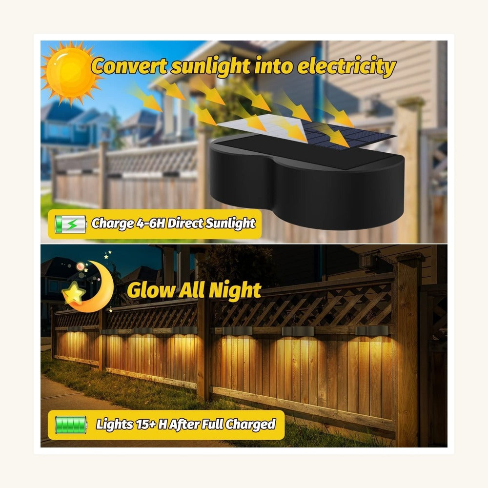 Solar RGB Fence Lights