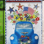 LED Burlap Garden Flag image 3