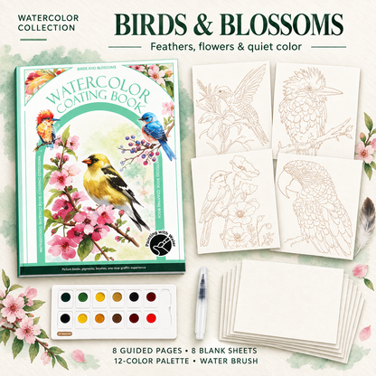 Tri-Fold Watercolor Book