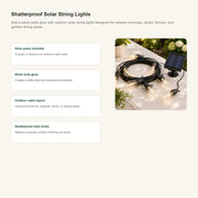 Shatterproof Solar String Lights image 4