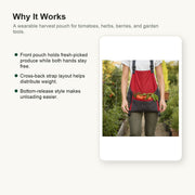 Hands-Free Garden Harvest Apron image 4