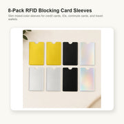 8-Pack RFID Blocking Card Sleeves image 5