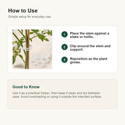 Reusable Plant Support Clips image 5