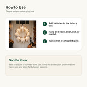 Light-Up Ghost Wreath image 5
