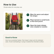Hands-Free Garden Harvest Apron image 5