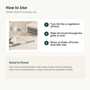Fan and Vent Crevice Cleaning Brush image 5