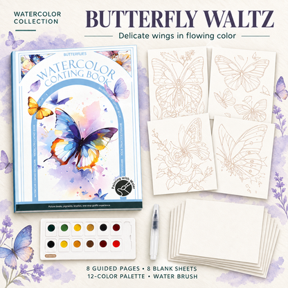 Tri-Fold Watercolor Book