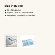 Lightweight Cooling Blanket - size card