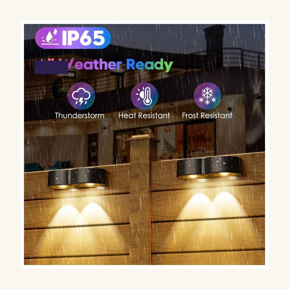 Solar RGB Fence Lights