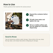 Collapsible Water Container with Spigot image 7