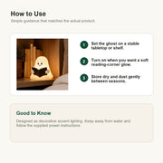 Ghost Reading Night Light image 7