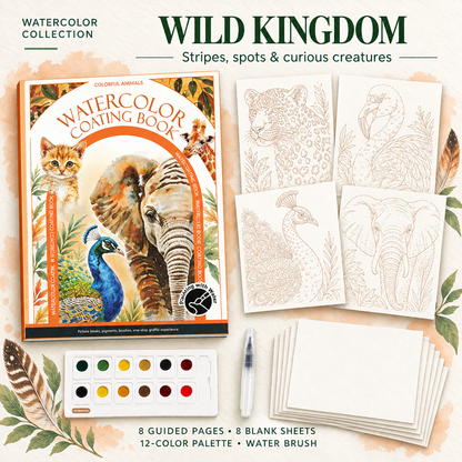 Tri-Fold Watercolor Book