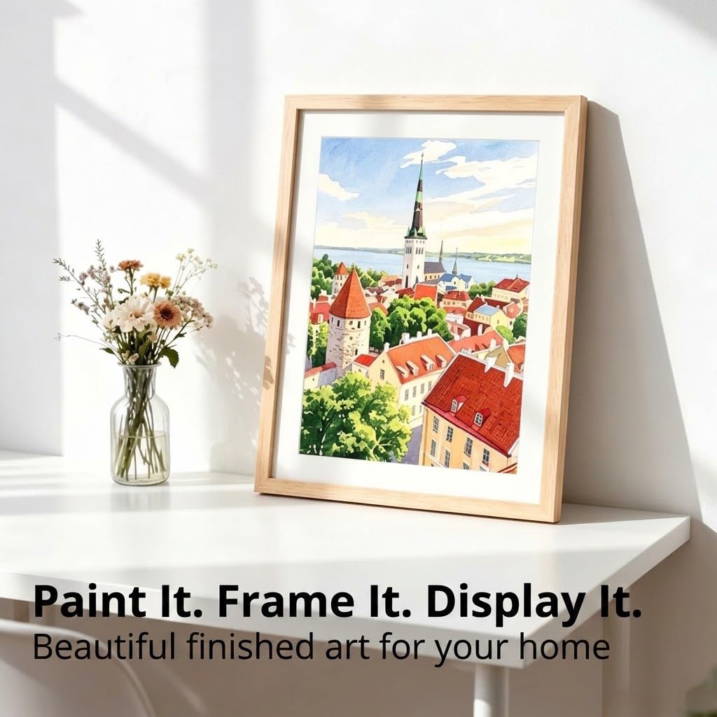 Large-Format Scenic Watercolor Pages