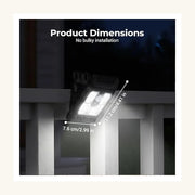 Solar Clip Motion Light - dimensions
