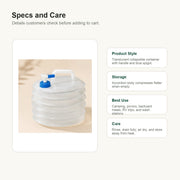 Collapsible Water Container with Spigot image 9