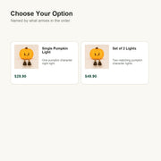 Pumpkin Character Night Light image 10