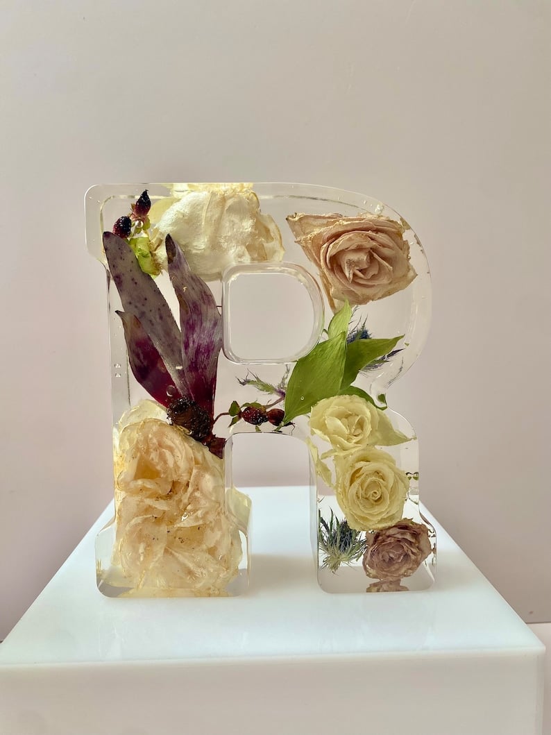 Handmade flower resin