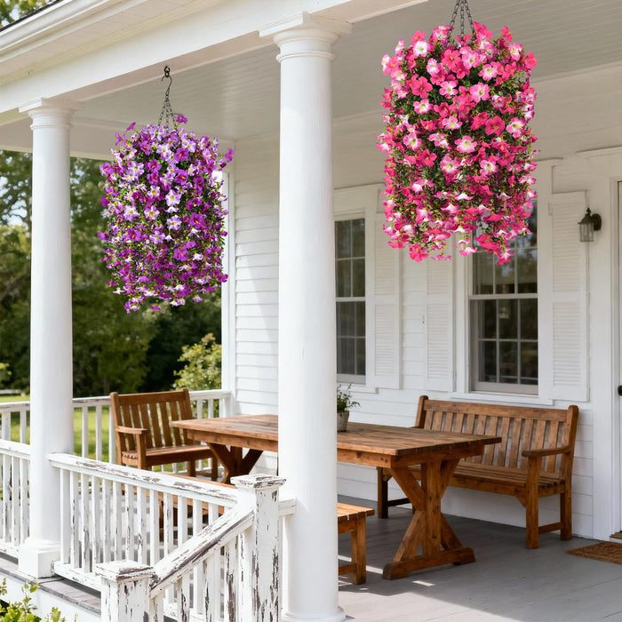 Realistic Morning Glory Garland for Porches & Arches