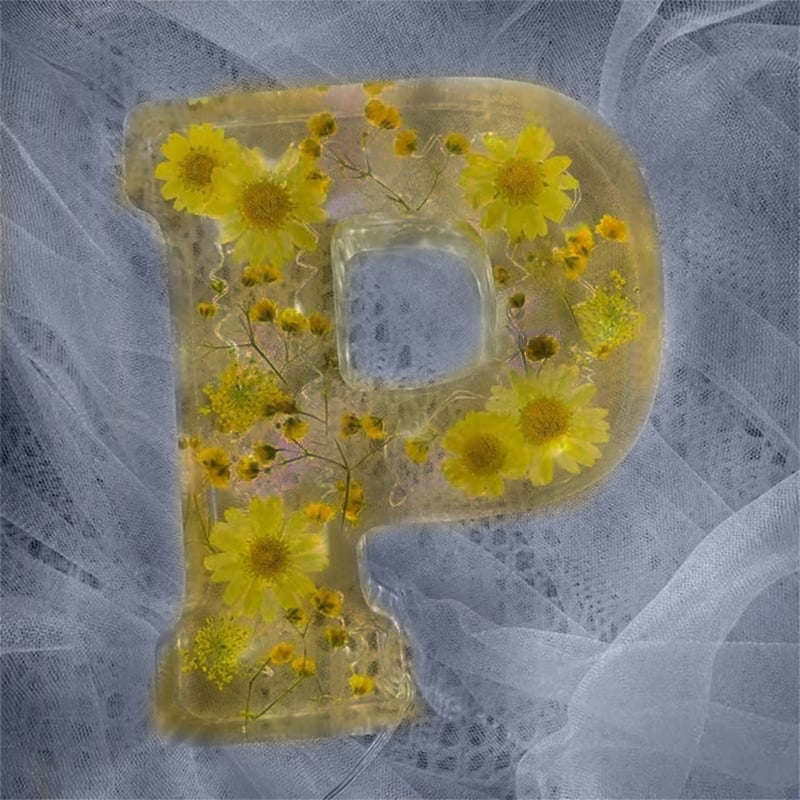 Handmade flower resin