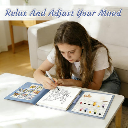 Tri-Fold Watercolor Book
