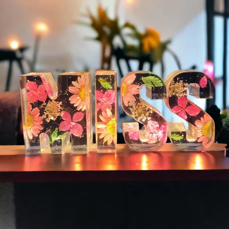 Handmade flower resin