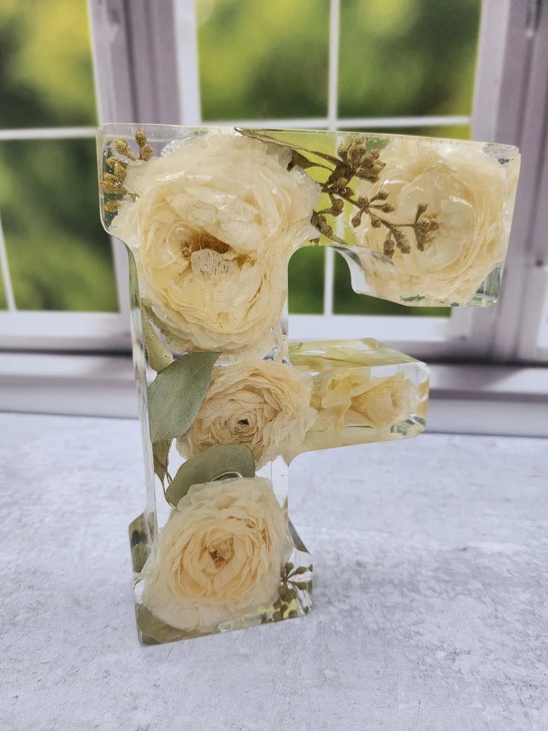 Handmade flower resin