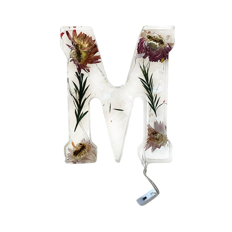Handmade flower resin