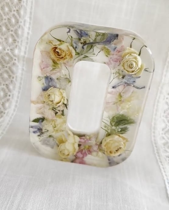Handmade flower resin