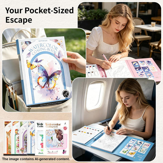 Tri-Fold Watercolor Book
