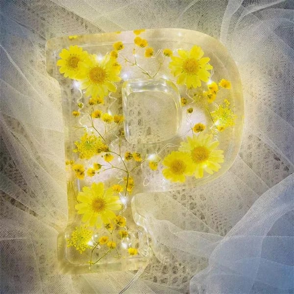 Handmade flower resin