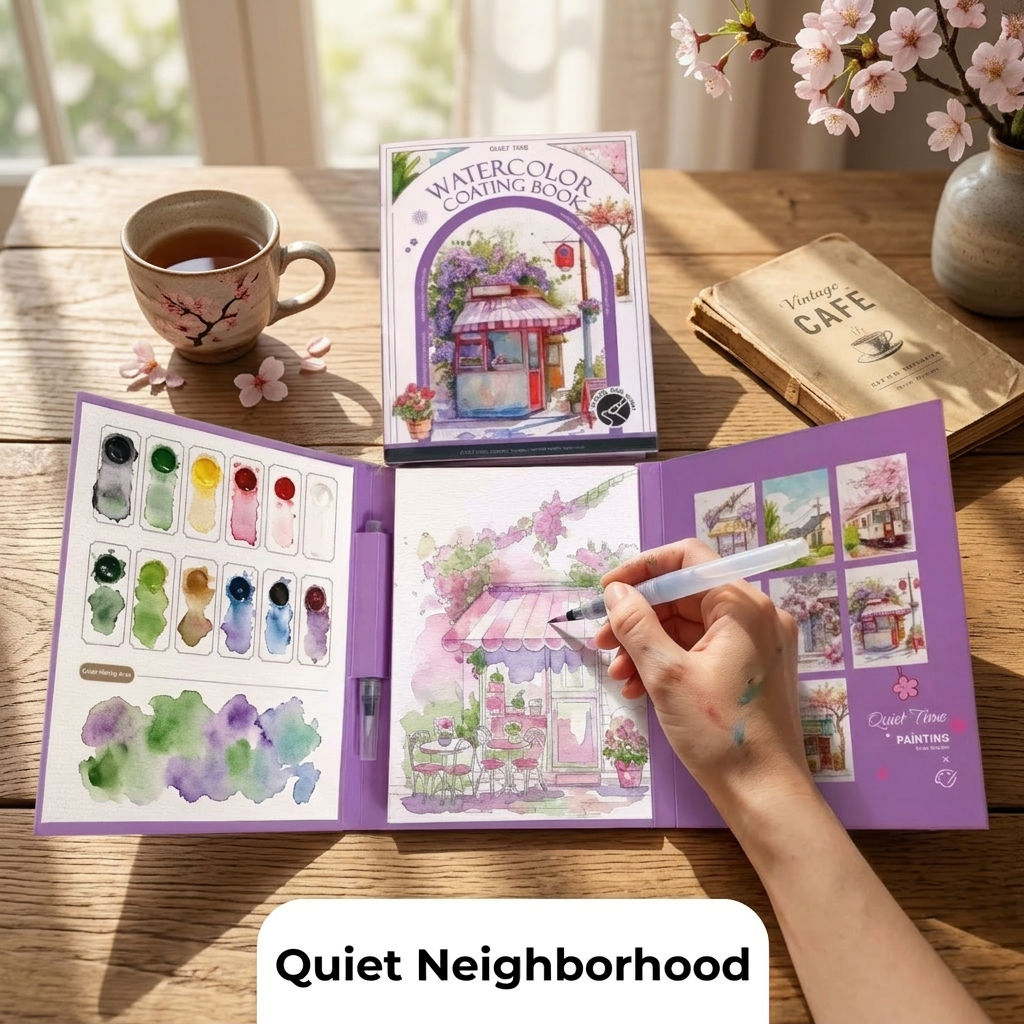 Tri-Fold Watercolor Book