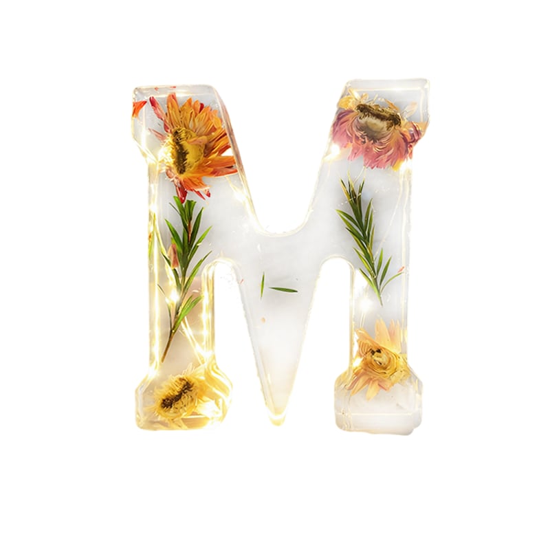 Handmade flower resin