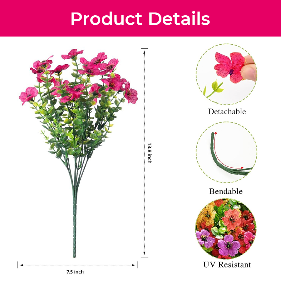 Outdoor Faux Flower Bundles