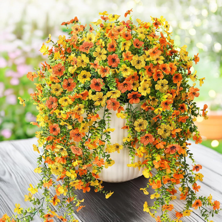 Realistic Hanging Faux Flowers