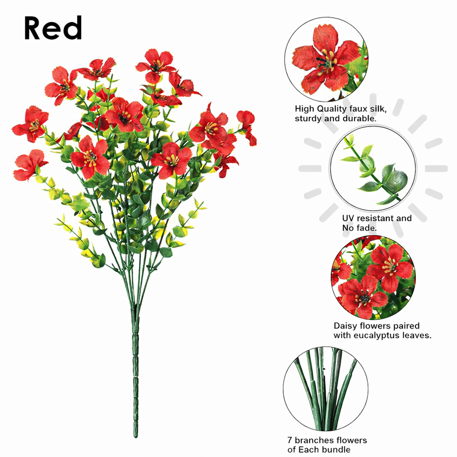 Outdoor Faux Flower Bundles