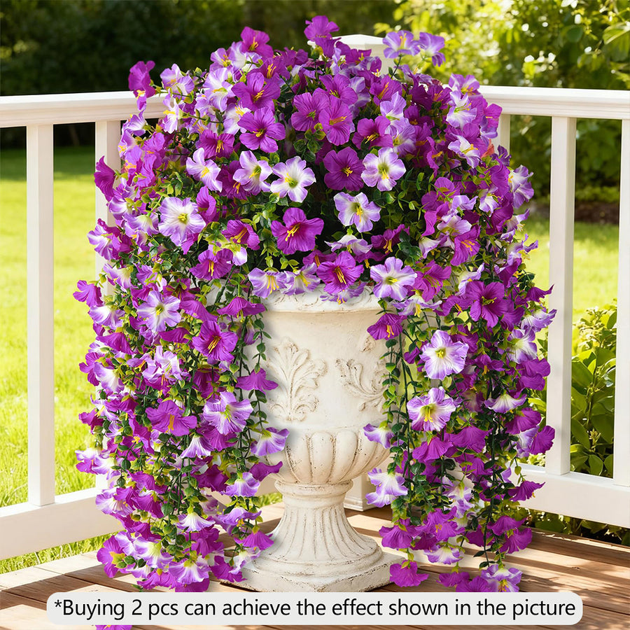 Realistic Morning Glory Garland