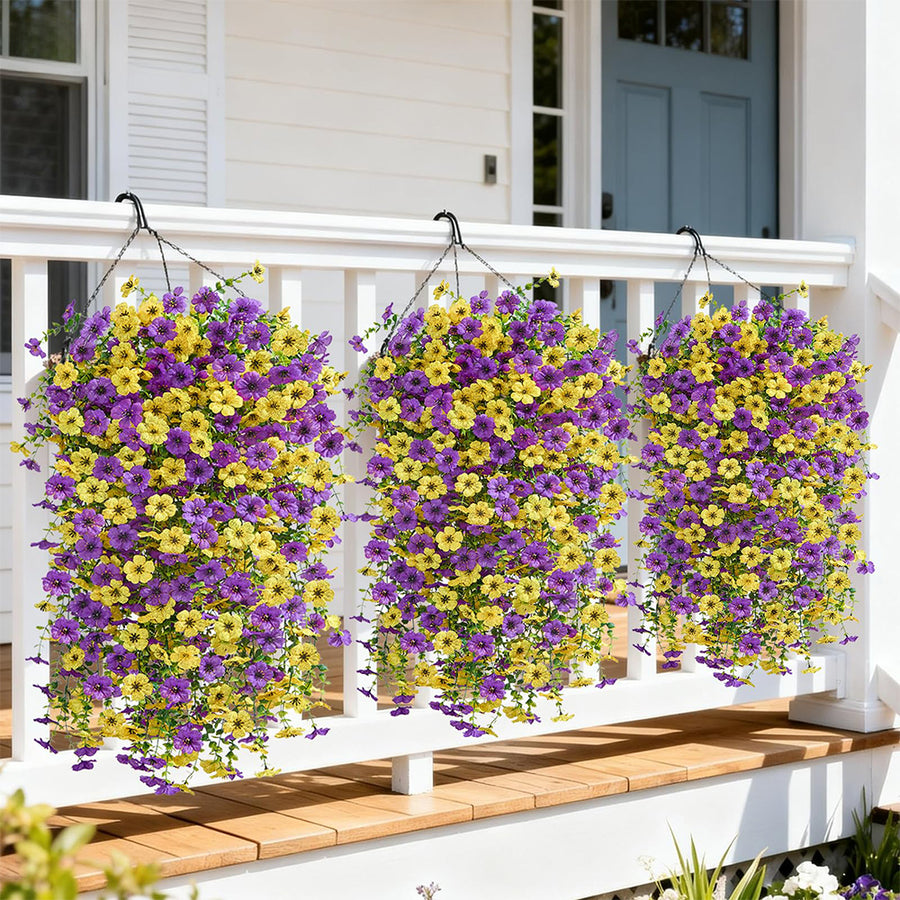 Realistic Hanging Faux Flowers