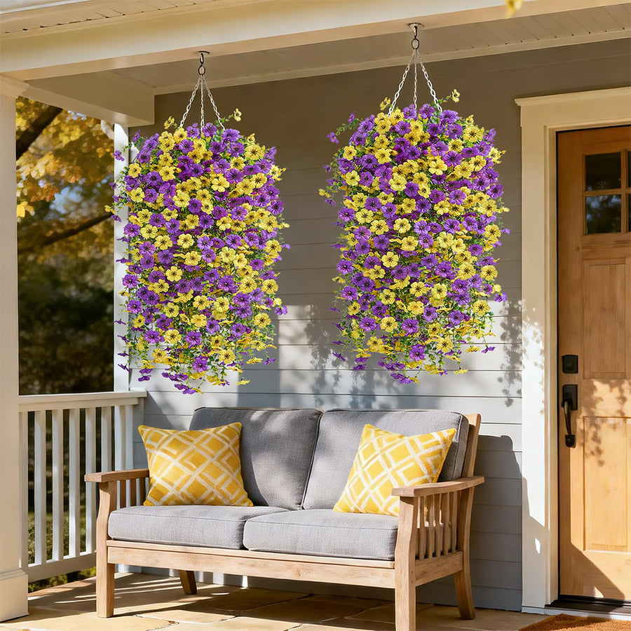 Realistic Hanging Faux Flowers
