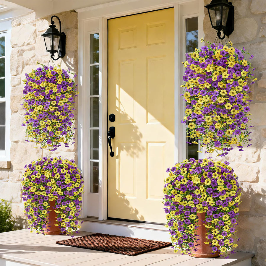 Realistic Hanging Faux Flowers