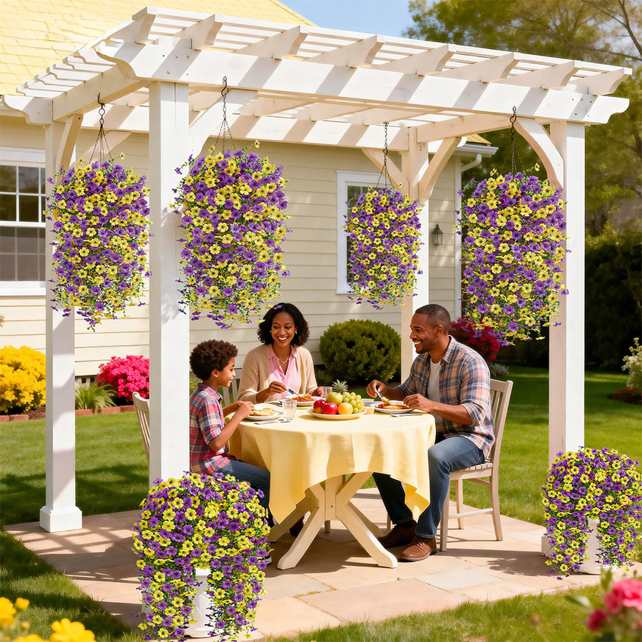 Realistic Hanging Faux Flowers