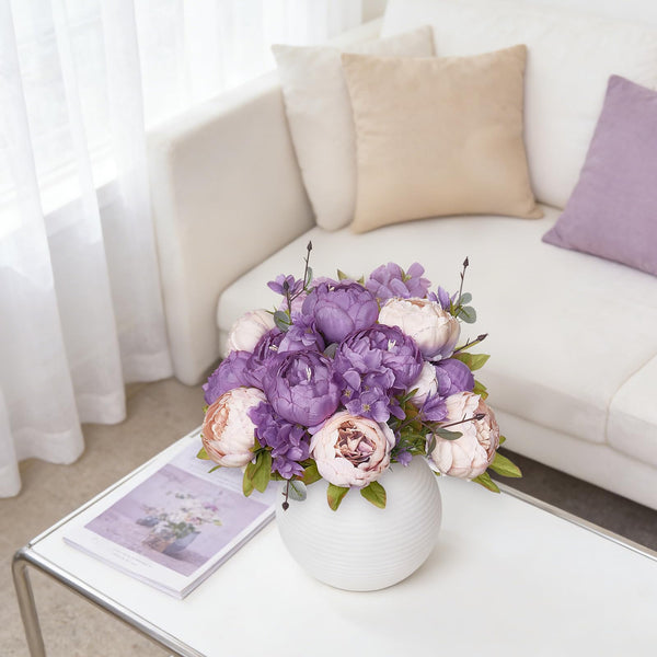 Faux Peony Stems