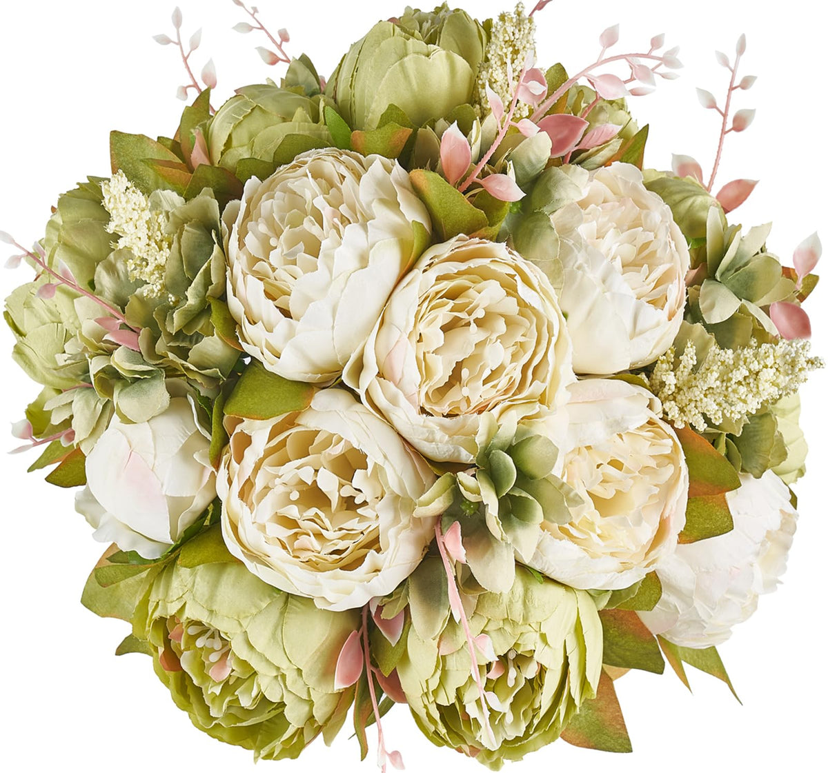 Faux Peony Stems