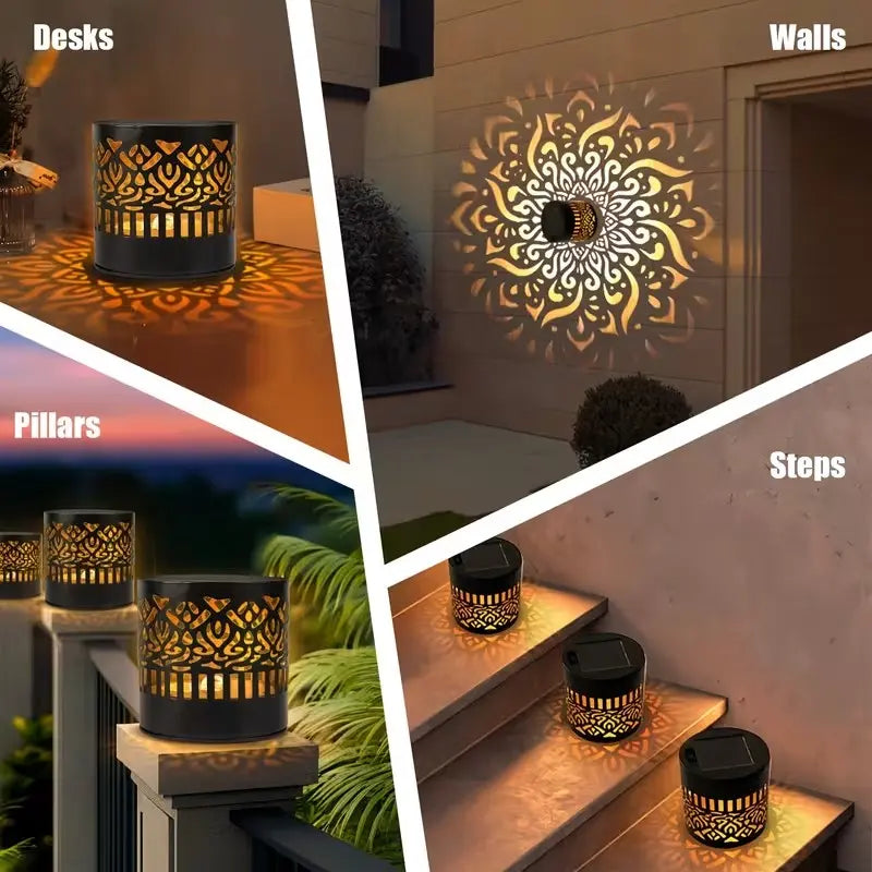 Solar Mandala Projection Lights